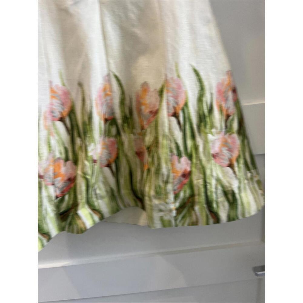 $495 Nicholas The Label Uma Ruffed Off The Shoulder Mini Floral Dress Size 2 - Picture 14 of 14